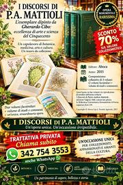 I DISCORSI DI P.A. MATTIOLI  COFANETTO RARO