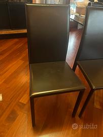 Sedie salotto eco pelle