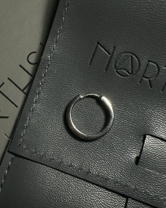 Orecchino Argento 925 NORTHSKULL London - uomo