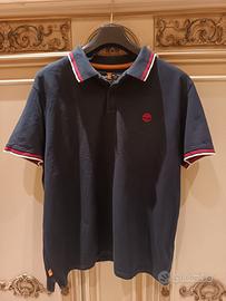 Polo blu Timberland uomo 