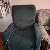 Poltrona meccanica ribaltabile c telecomando