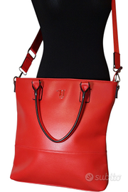 Borsa rossa Trussardi Jeans 34x37cm
