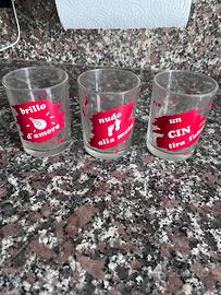 Bicchieri da tavola da collezione