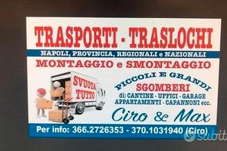 Sgomberi e traslochi svuoto tutto. +Smaltimento