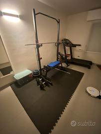 Home gym completa + 150 kg dischi