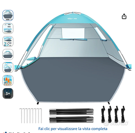 Tenda da mare o campeggio