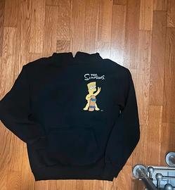 Felpa The Simpson nera taglia S da uomo