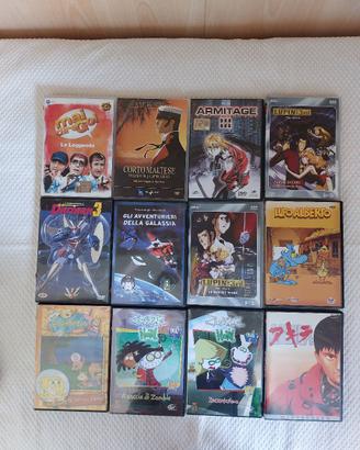 LOTTO STOCK 12 DVD CARTONI ANIMATI