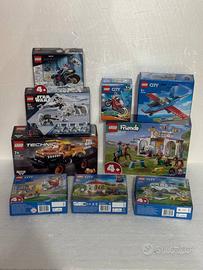 Set Lego City Lego Star Wars Technic Friends Nuov