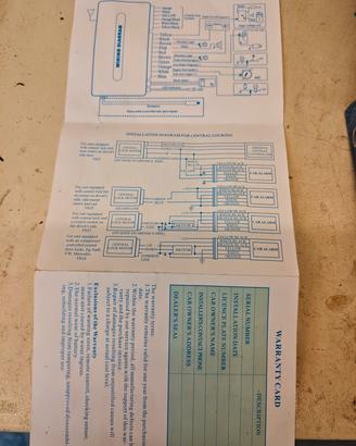 antifurto auto Car Alarm System