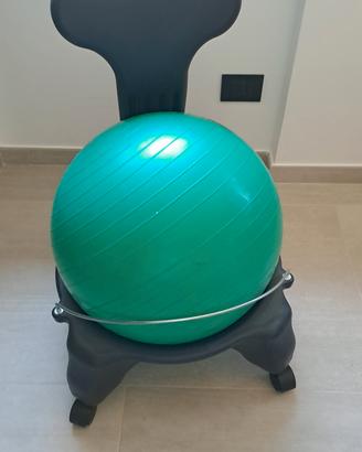 Sedia ergonomica con palla 