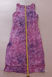 vestito lungo estivo fucsia fantasis