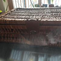 Valigia in vimini / rattan