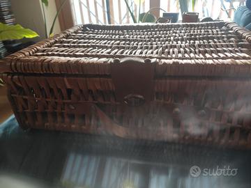 Valigia in vimini / rattan