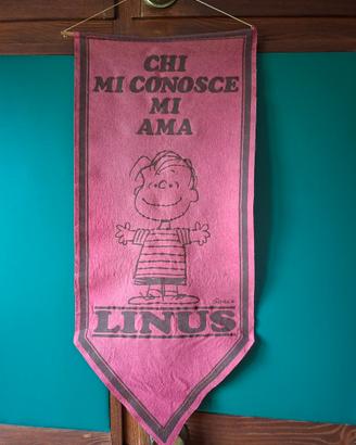 Gagliardetto originale in feltro dei Peanuts
