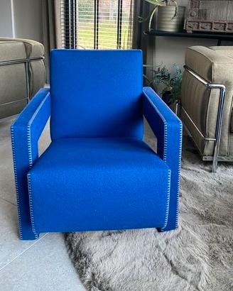 CASSINA Poltrona UTRECH  NUOVA in Lana BLU Cobalto