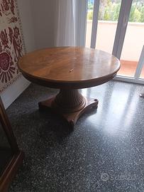 tavolo tondo in ciliegio 