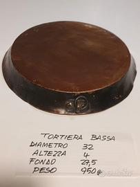 TEGLIA ROTONDA STAGNATA RAME ANTICO ABRUZZO