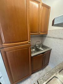 Cucina in legno massello vintage