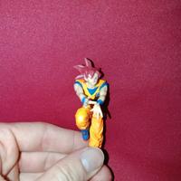 Mini figure di Goku Super Saiyan God portachiavi
