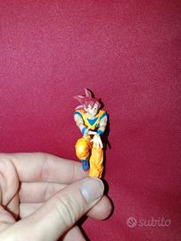 Mini figure di Goku Super Saiyan God portachiavi