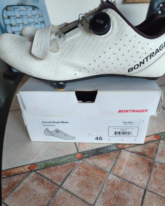 scarpe ciclismo bontrager tg 45 