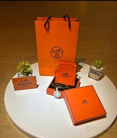 braccialetto hermes oro nero