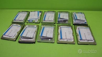 Kit 10 pezzi Hard disk 2,5" SATA 500 Gbyte, 2,5 po