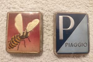 accessori vintage vespa targhette Luxor