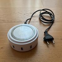 Caricatore wireless SoundLogic + 3 USB 2.1A