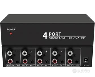 4 SPLITTER AUDIO RCA