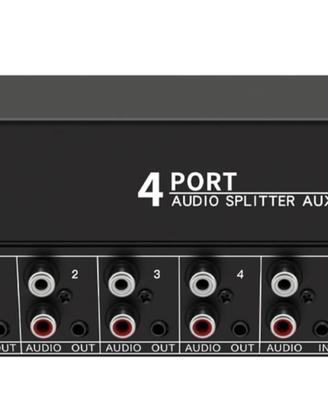 4 SPLITTER AUDIO RCA