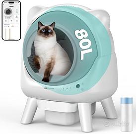 Lettiera Gatto Autopulente, 80+8L  Autopulente