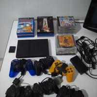 Mega lotto ps2 + 20 giochi ps2 + 6 controller ps2