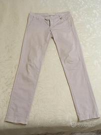 Pantaloni KOCCA beige in cotone elasticizzato