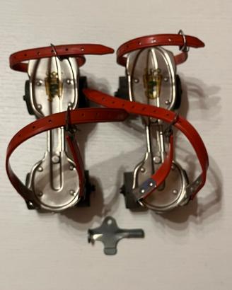 Pattini vintage per bambini con ruote frenate