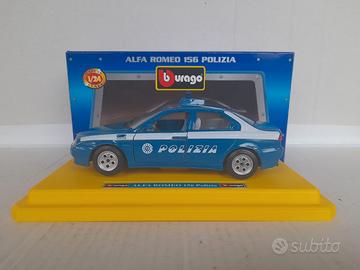 MODELLO ALFA ROMEO 156 POLIZIA BURAGO SCATOLATA