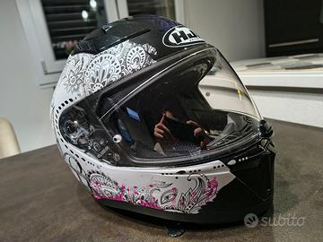Casco integrale HJC   I 70 Varok XS nero rosa