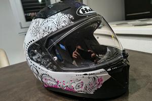 Casco integrale HJC   I 70 Varok XS nero rosa