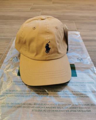 cappello berretto Ralph Lauren unisex beige 