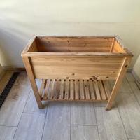 Fioriera grande in legno da esterno