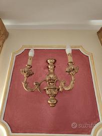 Aplique candelabro da parete