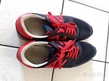 Armani Exchange XUX017 sneakers blu/rosso tg 44