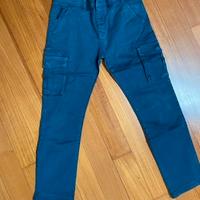 Pantaloni Cargo bambino colore blu, taglia 12 y