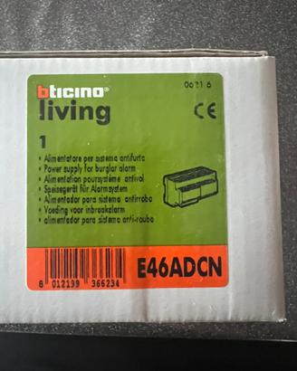 Alimentatore impianti antifurto bticino E46ADCN