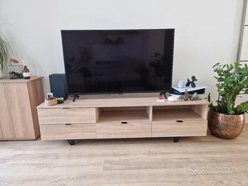 Mobile tv effetto legno moderno