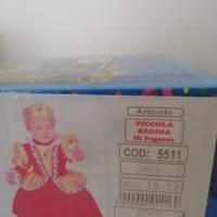 vestito carnevale  Piccola Regina  10/12 mesi