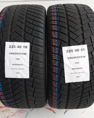 2 GOMME 225 40 18 VREDESTEIN A690