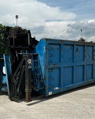 CONTAINER SCARRABILE USATO A CIELO APERTO CON G