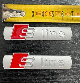 S-Line Sline S Line Audi nr. 4 loghi laterali
